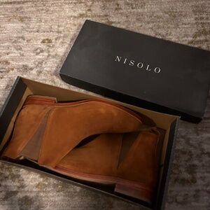 Nisolo Women's Chelsea Boot in Nutmeg